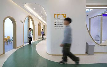 博恩全脑教育之L型走道设计效果图