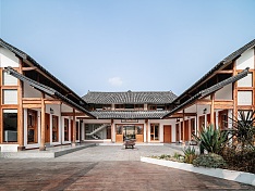邂逅艺术酒店之院落装修设计效果图