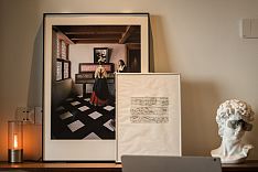 89㎡复古混搭住宅之装饰画效果