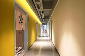 蓝乔青旅酒店之房间走廊装修效果图