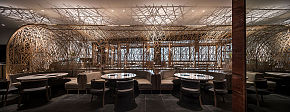 无锡山海津餐厅之卡座区域空间设计效果图