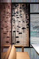 无锡山海津餐厅之墙面装饰效果图