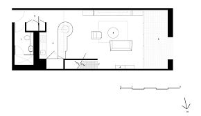 73㎡loft公寓之平面布置圖