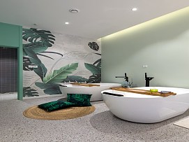 TIMELESS SPA館之藥浴間裝修效果圖