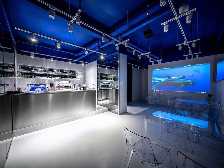 昆明深海咖啡馆之大屏设计效果图