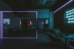 WEE CLUB时尚夜店之绿色主题空间装修效果图