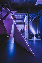 WEE CLUB時(shí)尚夜店之水泥墻面裝修效果圖
