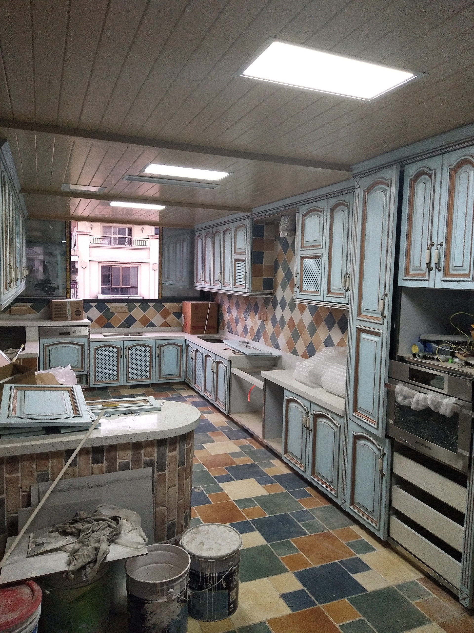 260㎡地中海复式之厨房装修效果图