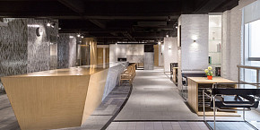 "自由+"概念展廳工裝效果圖案例