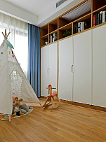 60㎡北欧式公寓之孩子玩乐区布置效果图