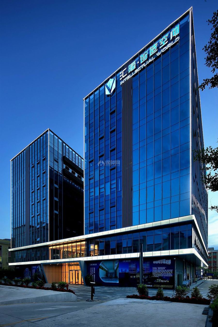 汇隆智造空间办公楼之外观设计效果图