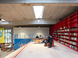 音樂節(jié)國(guó)民高等學(xué)校之圖書館平臺(tái)區(qū)域效果圖