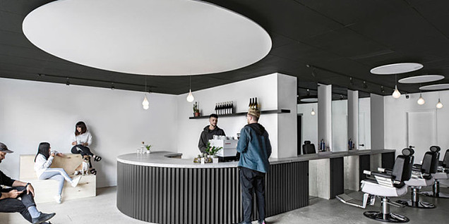 Juice理發(fā)店裝修效果圖案例