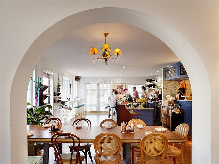 Elizabeth Street Café之內(nèi)部布置效果圖