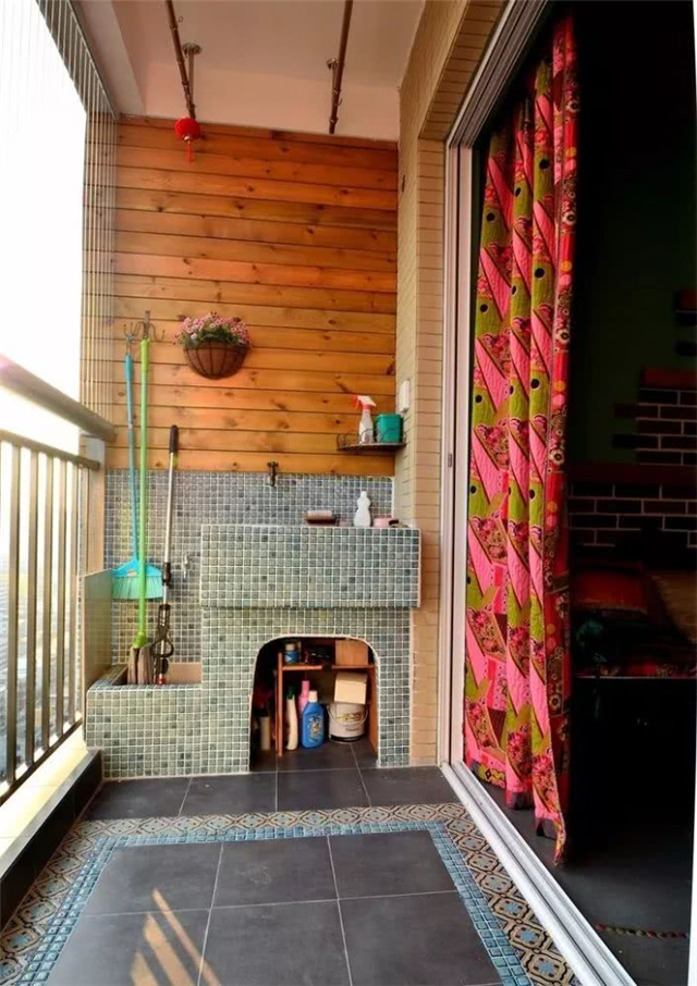 阳台拖把池设计方案 小户型阳台合理利用空间