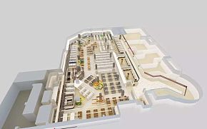 黃山超市3d設(shè)計(jì)效果圖