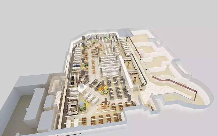 黄山超市3d设计效果图