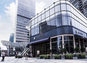 Open Life 時尚餐廳外觀設(shè)計效果圖