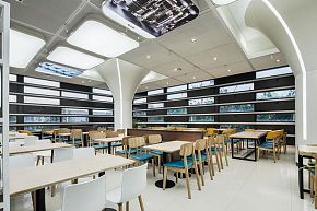 D4員工餐廳用餐區(qū)座位設計效果圖
