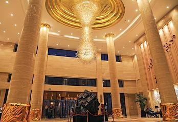 因迎賓館五星酒店大廳吊頂設(shè)計