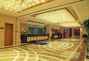 因迎賓館五星酒店大堂裝修效果圖