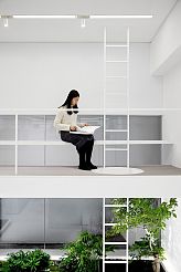 Muxin Studio辦公室閱讀區(qū)裝修效果圖