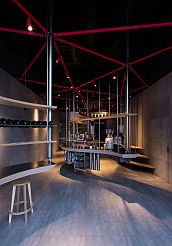 uniuni咖啡店吧臺細(xì)節(jié)圖
