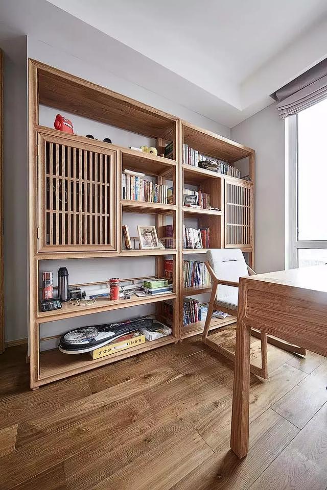 130平米日式书房设计效果图