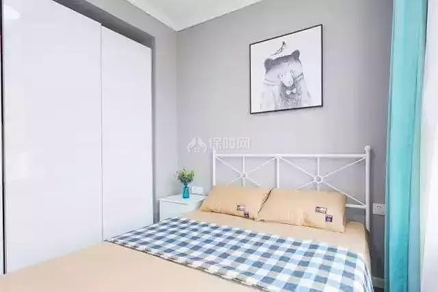 三室兩廳78平方主臥床頭布置效果圖