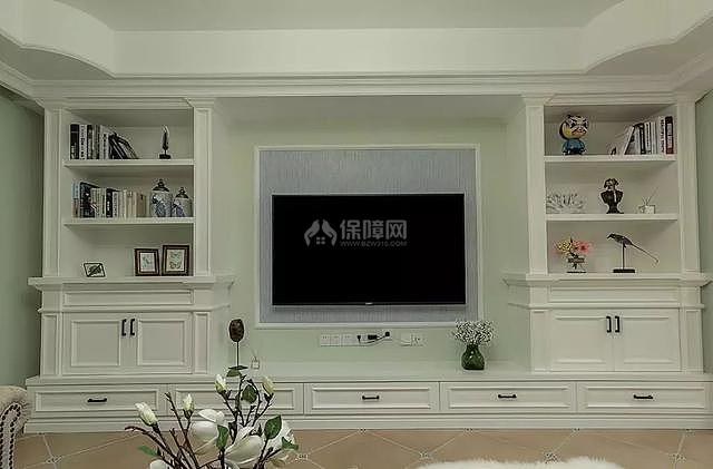 美式四居150平米電視柜設(shè)計效果圖