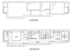 小復(fù)式樓二層平面布置圖