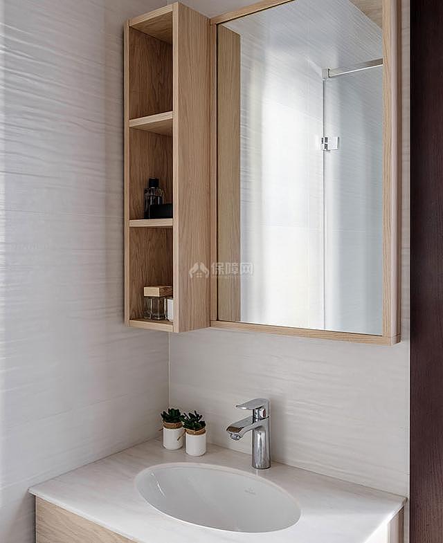 31平小户型浴室柜设计效果图