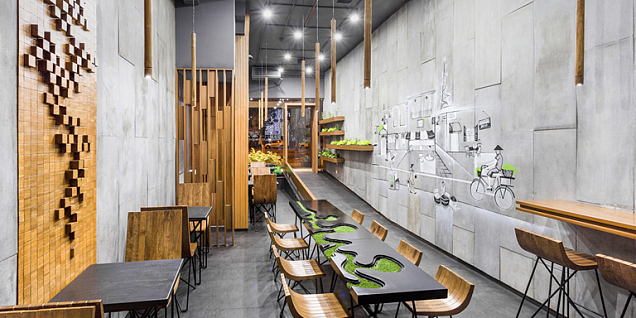 Aja餐廳設(shè)計(jì)效果圖案例