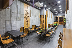 Aja餐廳內(nèi)部整體格局設(shè)計(jì)效果圖
