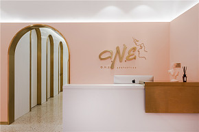 O.N.E妝造店服務前臺設計效果圖