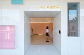 O.N.E妝造店入口設(shè)計(jì)效果圖