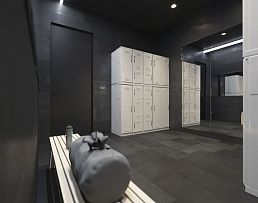 forms architects健身房更衣室設(shè)計效果圖