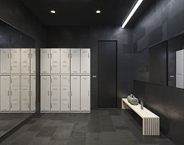forms architects健身房更衣室