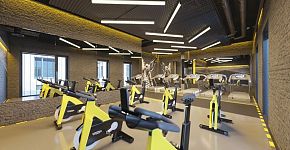forms architects健身房單車區(qū)設計效果圖