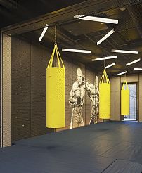 forms architects健身房拳擊區(qū)設(shè)計(jì)效果圖