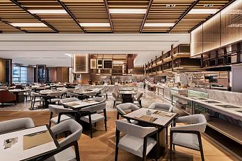 仁恒洲際酒店餐廳內(nèi)部設(shè)計效果圖