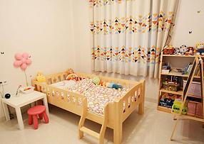 紧凑型3室1厅儿童房装修效果图