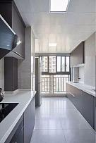 130平米新中式厨房格局设计效果图