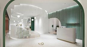 InNail美甲店服务前台设计效果图