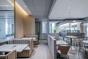 漿·凝餐飲店座位空間隔斷設(shè)計效果圖