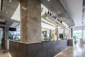漿·凝餐飲店操作臺空間設(shè)計效果圖