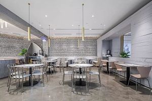 浆·凝餐饮店用餐空间装修设计效果图