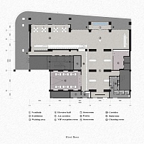 DYM電影公司辦公室平面圖