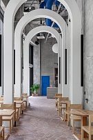 FanFood主題餐廳座椅布置效果圖