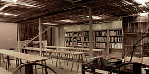 苦竹斋阅读室装潢设计效果图案例